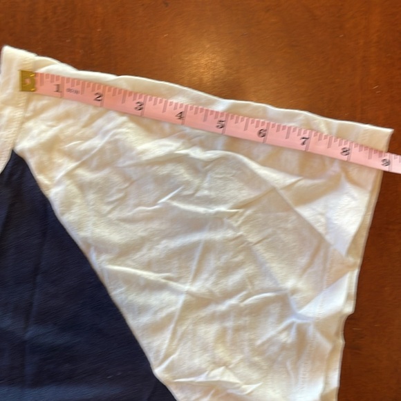 J Crew navy and white size Medium lite weight tee shirt - Picture 5 of 6